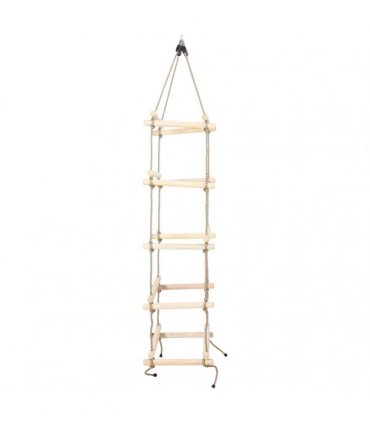 vidaXL Kids Rope Ladder 200 cm Wood