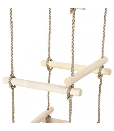 vidaXL Kids Rope Ladder 200 cm Wood