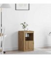 vidaXL LED Sideboard Artisan Oak 41 x 37 x 67 cm Engineered Wood