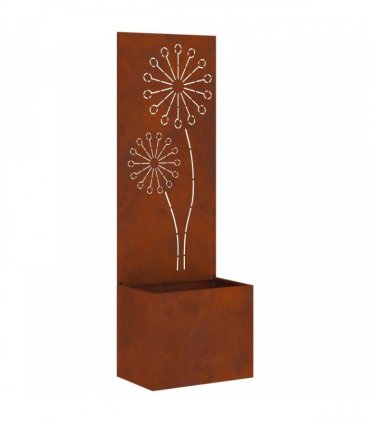 vidaXL Garden Privacy Screen Rusty 50 x 150 cm Weathering steel