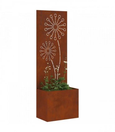 vidaXL Garden Privacy Screen Rusty 50 x 150 cm Weathering steel