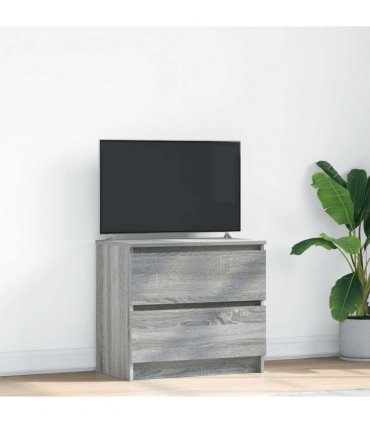 vidaXL TV Cabinet Grey Sonoma 60x35x54 cm Engineered Wood