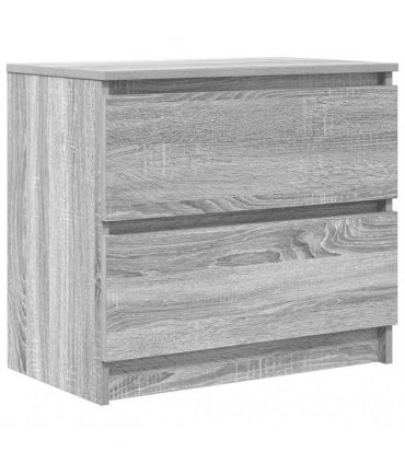 vidaXL TV Cabinet Grey Sonoma 60x35x54 cm Engineered Wood