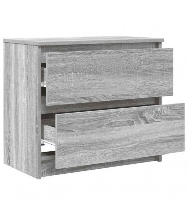 vidaXL TV Cabinet Grey Sonoma 60x35x54 cm Engineered Wood