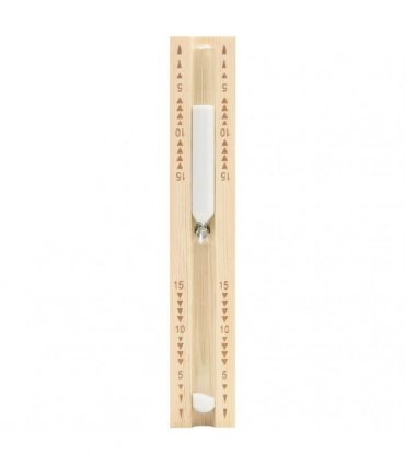 vidaXL Sauna Sand Timer 15 Minutes Solid Wood Pine