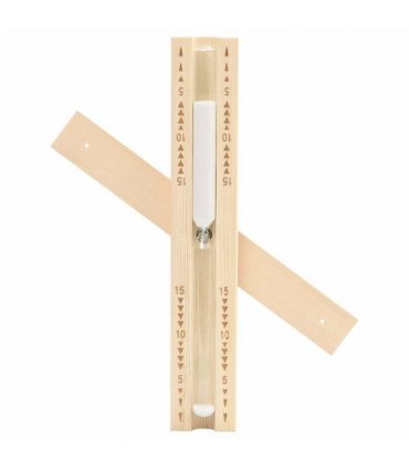 vidaXL Sauna Sand Timer 15 Minutes Solid Wood Pine