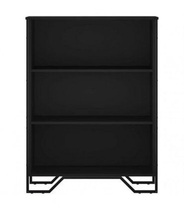 vidaXL Bookcase Black 80x31x106 cm Engineered Wood