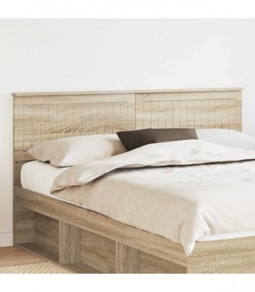 vidaXL Headboard Sonoma Oak Engineered wood