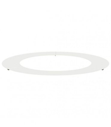 vidaXL suitable for Flat Tree Ring White Ø60 / 90 cm Steel