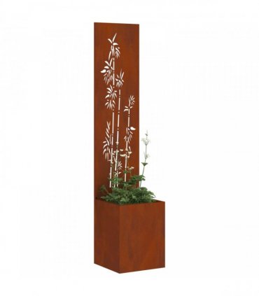 vidaXL Garden Privacy Screen Rusty 32 x 32 x 150 cm Weathering steel