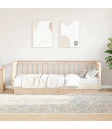 vidaXL Day Bed without Mattress 90x200 cm Solid Wood Pine