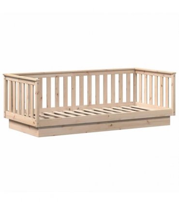 vidaXL Day Bed without Mattress 90x200 cm Solid Wood Pine
