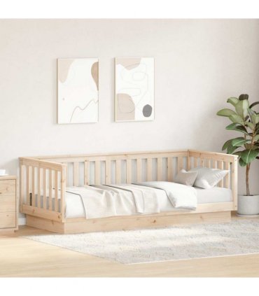 vidaXL Day Bed without Mattress 90x200 cm Solid Wood Pine
