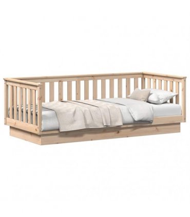 vidaXL Day Bed without Mattress 90x200 cm Solid Wood Pine