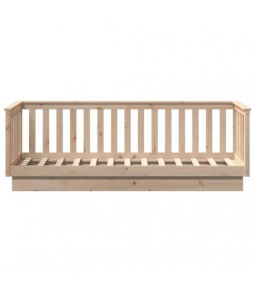 vidaXL Day Bed without Mattress 90x200 cm Solid Wood Pine