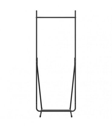 vidaXL Clothes Rack Black 62 x 48 x 158 cm Steel