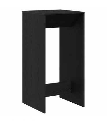 vidaXL Bar Table Black Oak 51 x 50 x 103.5 cm Engineered Wood