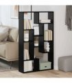 vidaXL Book Cabinet 8-Tier 72 x 20 x 120.5 cm Engineered Wood