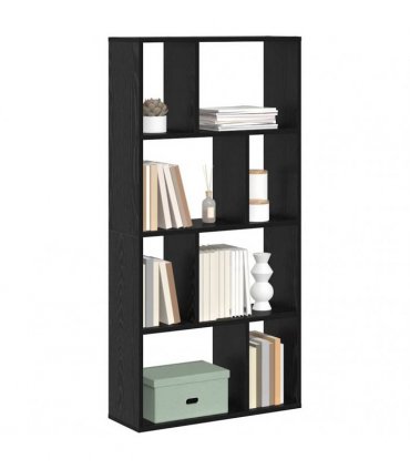 vidaXL Book Cabinet 8-Tier 72 x 20 x 120.5 cm Engineered Wood