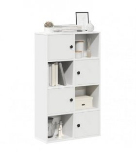 vidaXL Bookcase White 60x24x101.5 cm Engineered Wood