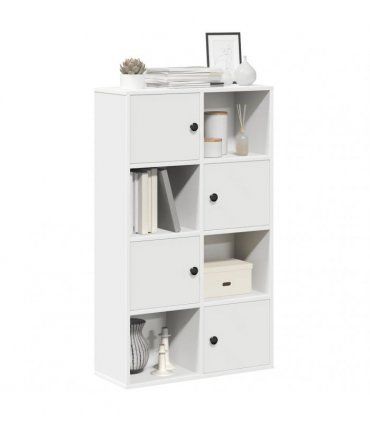 vidaXL Bookcase White 60x24x101.5 cm Engineered Wood