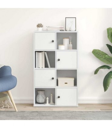 vidaXL Bookcase White 60x24x101.5 cm Engineered Wood