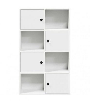 vidaXL Bookcase White 60x24x101.5 cm Engineered Wood