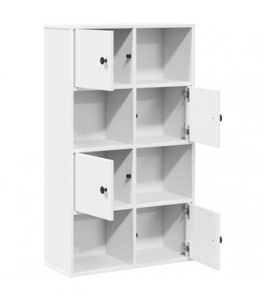 vidaXL Bookcase White 60x24x101.5 cm Engineered Wood