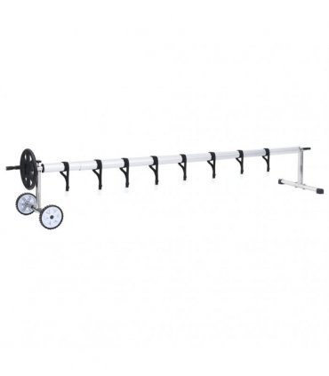 vidaXL Pool Cover Roller with Stainless Steel Base