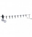 vidaXL Pool Cover Roller with Stainless Steel Base