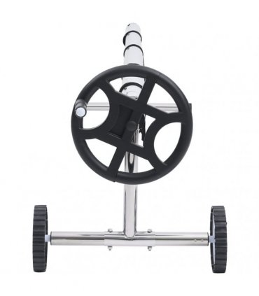 vidaXL Pool Cover Roller with Stainless Steel Base