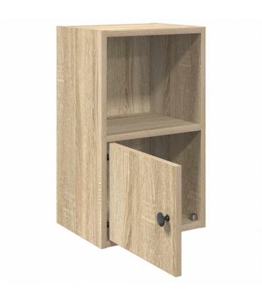 vidaXL Bookcase Sonoma Oak 31x24x52 cm Engineered Wood