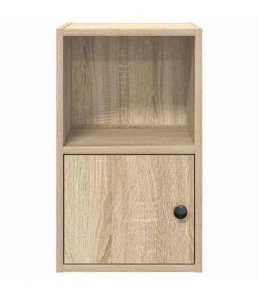 vidaXL Bookcase Sonoma Oak 31x24x52 cm Engineered Wood