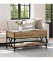 vidaXL Coffee Table Artisan Oak 100 x 50 x 50 cm Engineered Wood
