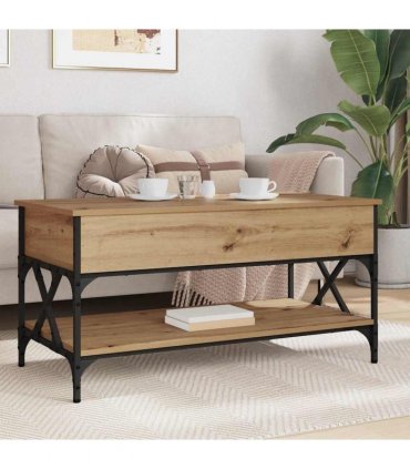 vidaXL Coffee Table Artisan Oak 100 x 50 x 50 cm Engineered Wood