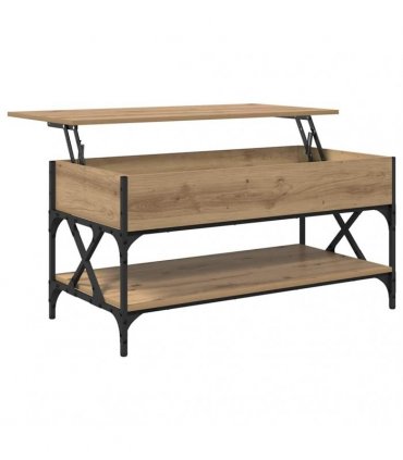 vidaXL Coffee Table Artisan Oak 100 x 50 x 50 cm Engineered Wood