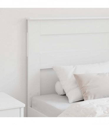 vidaXL Headboard White Engineered wood
