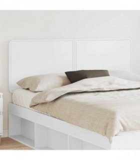 vidaXL Headboard White Engineered wood