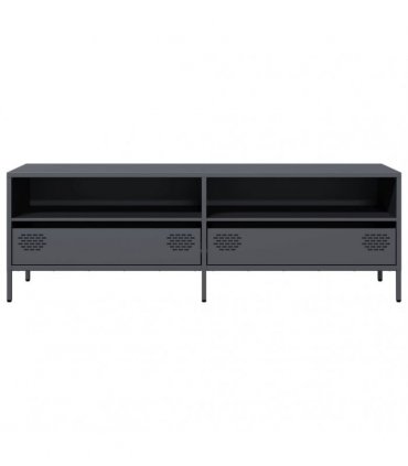 vidaXL TV Cabinet Anthracite 135x39x43.5 cm Cold-rolled Steel