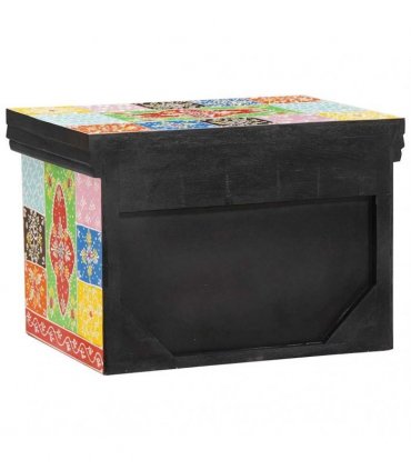 vidaXL Bedside Cabinet with Drawer Multicolour 40 x 30 x 28 cm