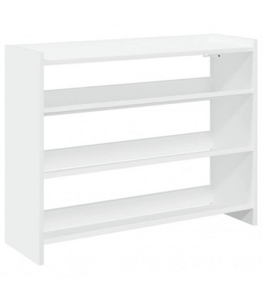 vidaXL Shoe Rack White 80x25x62 cm Engineered Wood