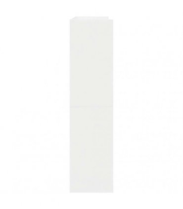 vidaXL Shoe Rack White 80x25x62 cm Engineered Wood