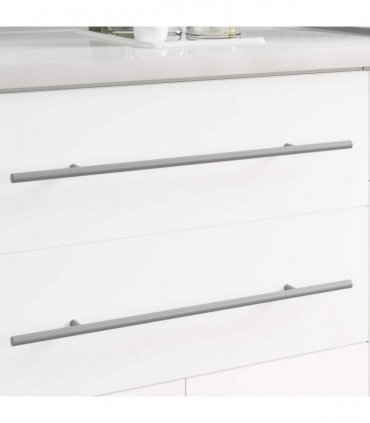vidaXL Handle 12 pcs Silver 500 mm Steel