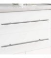 vidaXL Handle 12 pcs Silver 500 mm Steel