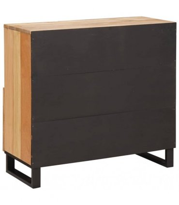 vidaXL Sideboard with Storage Brown 80 x 33 x 75 cm Solid Mango Wood