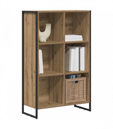 vidaXL Book Cabinet Artisian Oak 99.5 x 30 x 108.5 cm Engineered Wood