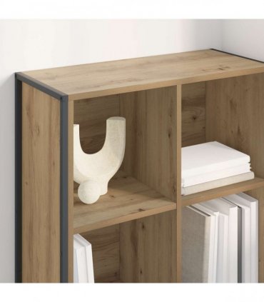 vidaXL Book Cabinet Artisian Oak 99.5 x 30 x 108.5 cm Engineered Wood