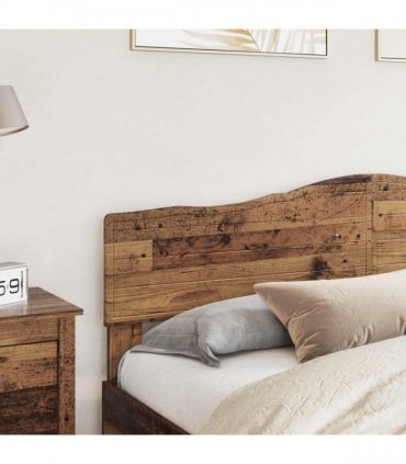 vidaXL Headboard Old Wood Engineered wood