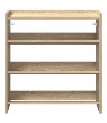 vidaXL Shoe Rack Sonoma Oak 60x25x62 cm Engineered Wood