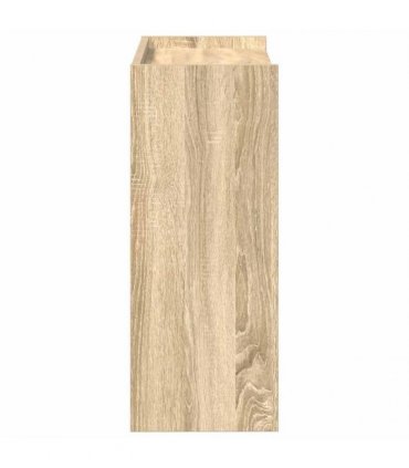 vidaXL Shoe Rack Sonoma Oak 60x25x62 cm Engineered Wood